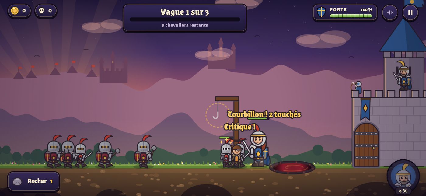 Un chevalier qu'on fait tourner au doigt