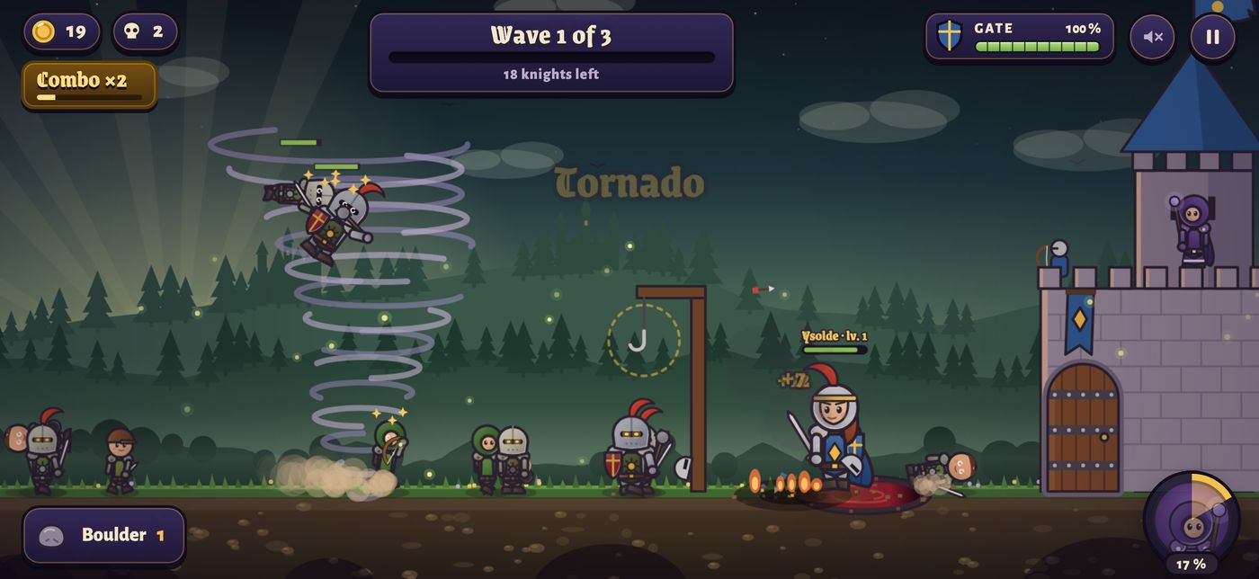 Knight Toss screenshot