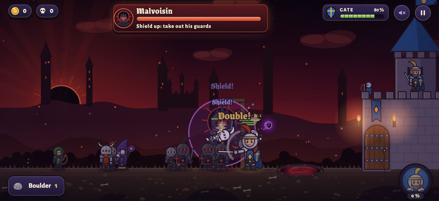Knight Toss screenshot
