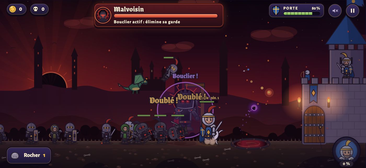 Un boss au pied du château