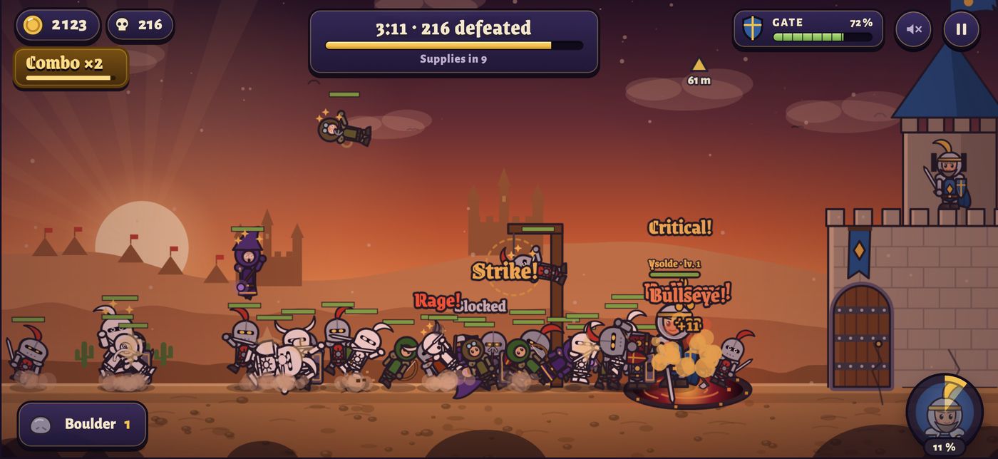 Knight Toss screenshot
